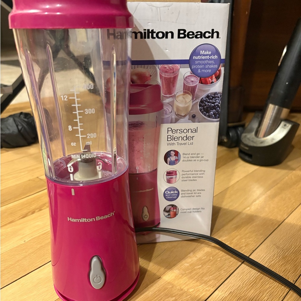 Hamilton Beach Personal Blender - Magenta Pink